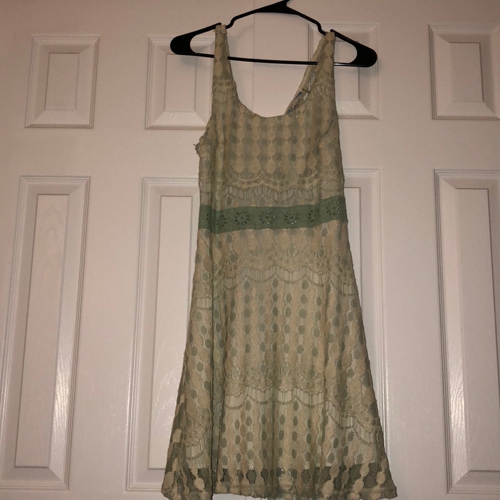 Pastel green dress